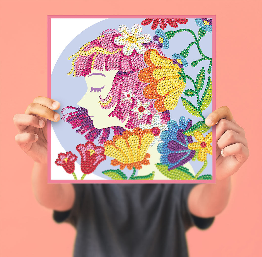 Woman in Flowers Diamond Art Craft Kit